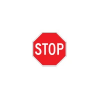 a stop sign