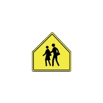 a school zone sign