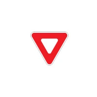 a yield sign