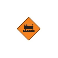 a temporary condition sign