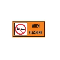 a temporary condition sign
