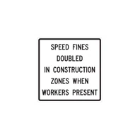 a temporary condition sign